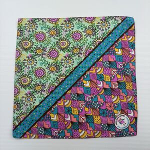 Little Brownie Bakers Girl Scout Cookie Paisley Owl Scarf 22” Bandana